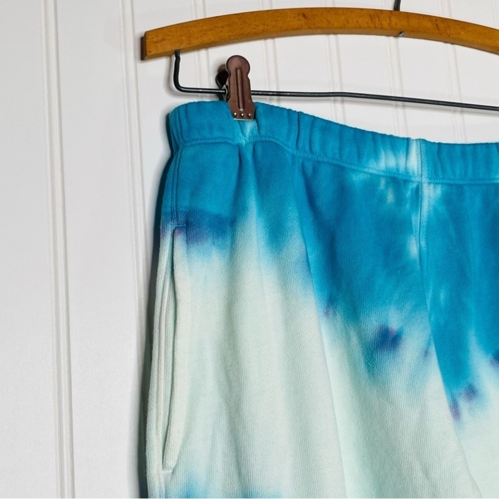 Spiritual Gangster Rainbow Perfect Sweats Joggers Blue/White Tie-Dye. Small. - Picture 11 of 13